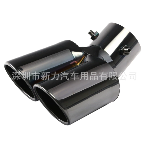 Curved bevel mouth-titanium black