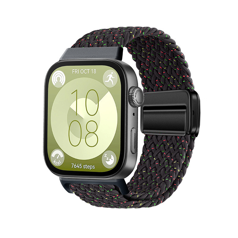 華為watch Fit4磁気ボタン編みバンドhuawei watch fit3/4proバンドに適しています|undefined