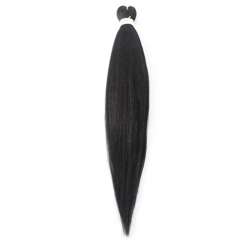 Trenzas grandes Ez, paquete de dos, flequillo exótico y moderno, cabello rizado de estilo exótico, peluca con flequillo completo