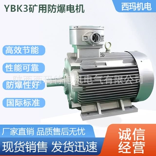 西安 泰富西玛电机YBK3-132S1-2极5.5KW煤矿井下用防爆交流电动机