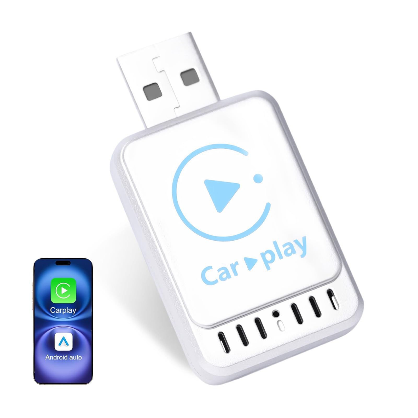 Smart Car Screen Mirroring Adapter Wireless CarPlay Android Auto Dash Cam Interconnection Tool
