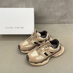 SGIRL TWTW拼接厚底休闲老爹鞋女2025新款百搭超火跑步运动鞋潮秋