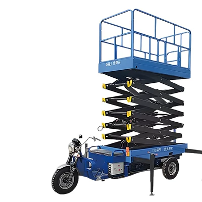 Electric Three-Wheel Hydraulic Lift Platform, Avtomobil fırlanan platformaları