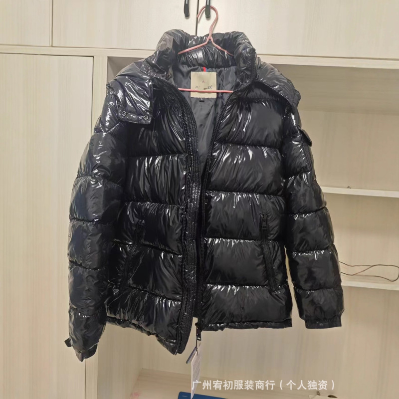 2024 冬の新トレンド Mengjia クラシックマヤ綿ジャケット男性と女性のための同じスタイルのカップルフード付き厚く暖かいジャケット|undefined