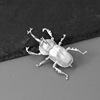 Fit original design Saint Seiya Silk Silver S925 Personalized Simulation Unicorns Beet Beetle brooch