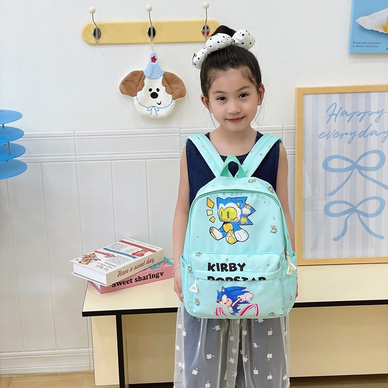 国境を越えた新しいクールな漫画バッグ、男の子と女の子向けの美しいアニメバックパック、大容量のソニックバックパック|undefined