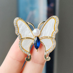 2023 New Butterfly Brooch for Women, Elegant and Refined, Anti-Slip Brooch Flower for Suit Jacket, Fixed Pin Accessory