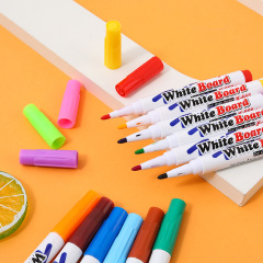 Internet celebrity creative floating pen 12 colors erasable and washable whiteboard pen student teaching office water-based marker pen wholesale