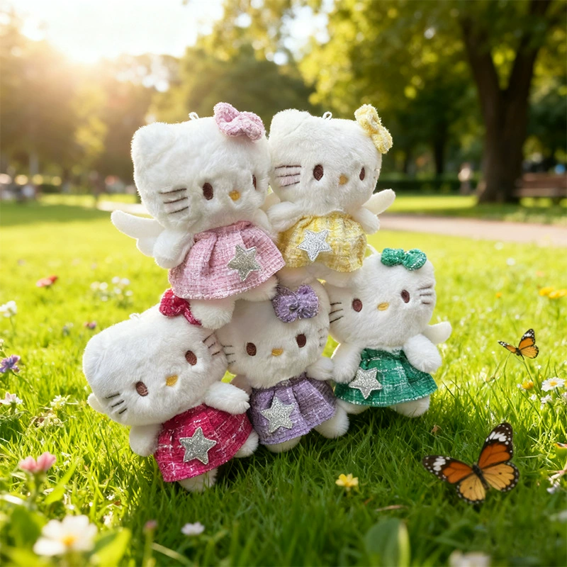 Hello Kitty, бархатный брелок, брендовый кулон, юбка, плюш, подарок на день рождения