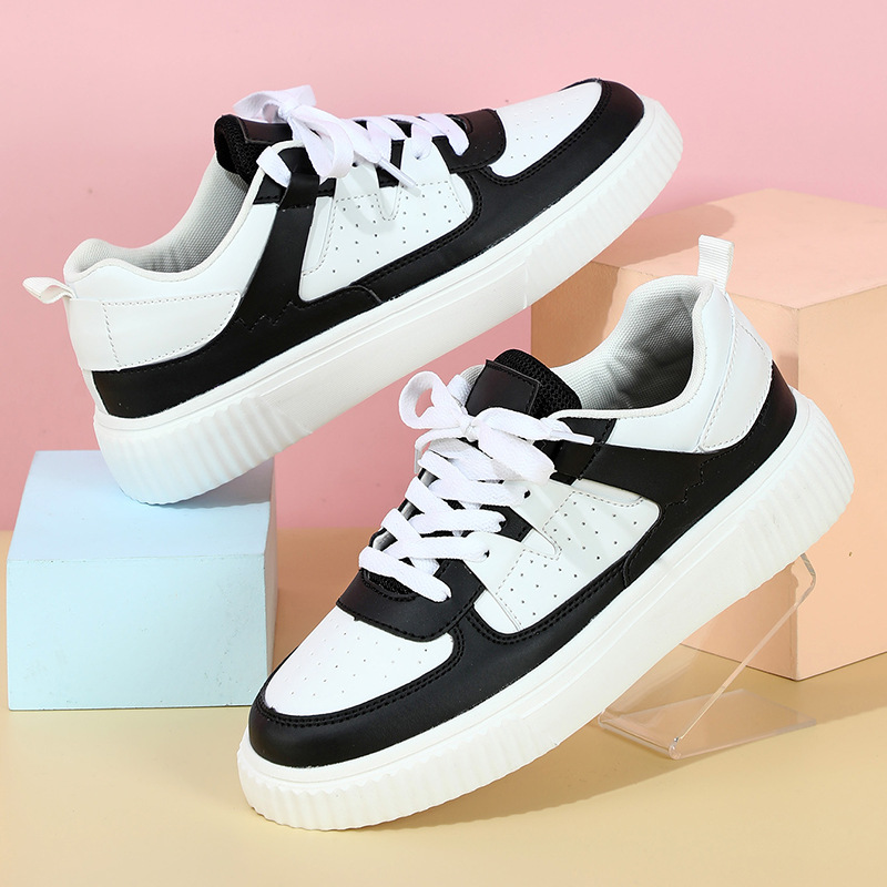 Donna Uomo Scarpe in pelle Scarpe da tennis Scarpe da passeggio Sneakers Suola in gomma sintetica Calzature comode antiscivolo_voghion.com