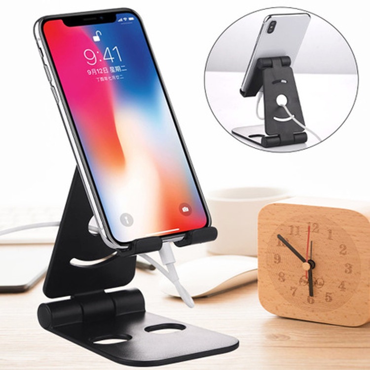 soporte de teléfono móvil soporte plegable de escritorio perezoso de escritorio en vivo cabecera de la cama ajustable pequeño soporte portátil