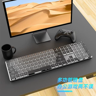 CX40  蓝牙三模超薄矮轴巧克力键帽RGB商务游戏低噪红轴机械键盘