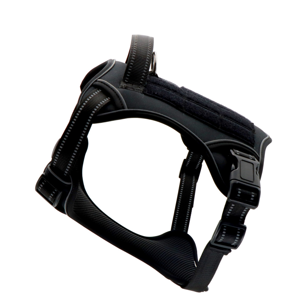 Fábrica personalizada artículos para mascotas tácticas cinturón de pecho velcro adhesivo eslogan chaleco de perro camuflaje disponible en cuatro estaciones