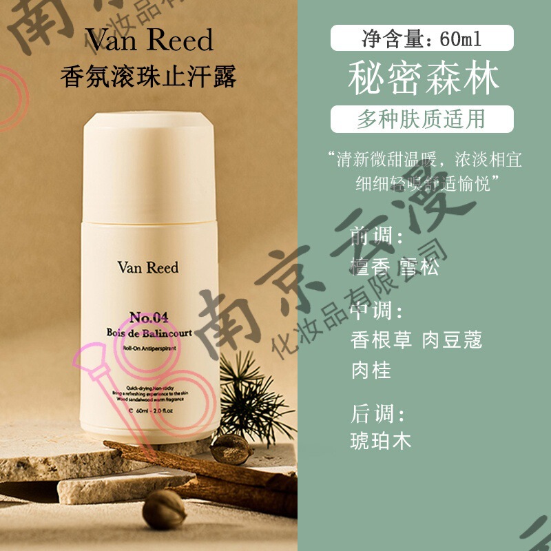Van Reed フレグランス 制汗剤 デオドラント ロールオン 男女兼用 脇の下 さわやかで香りのニッチ トラベル ポータブル パック|undefined