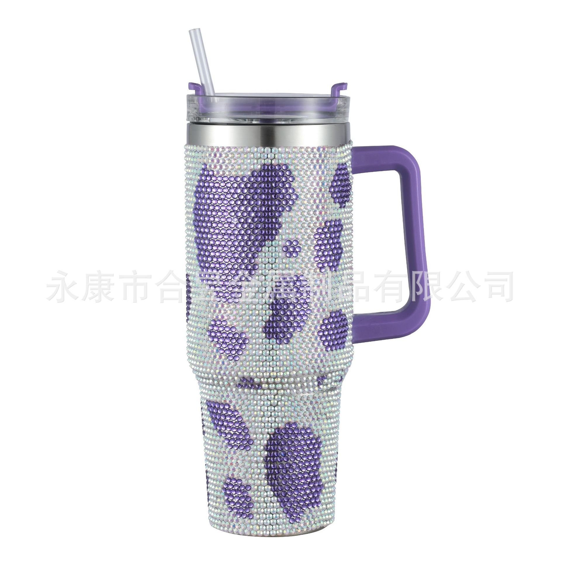 Cruz-frontera dedicado 40oz de acero inoxidable de diamante taza de vacío taza de helado de gran capacidad