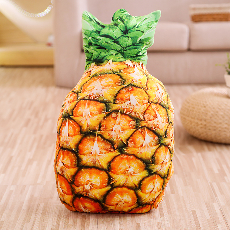 3Dシミュレーション果物野菜抱き枕ぬいぐるみクリエイティブかわいいクッションオフィスクッションホテル装飾飾り物