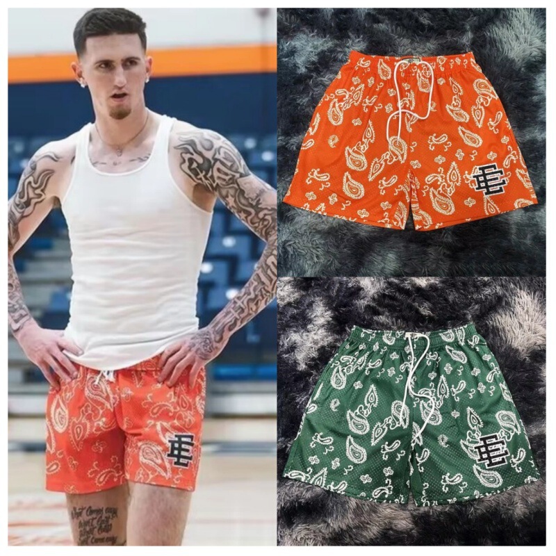 Eric Emanuel Ee Basketball Shorts Are Various Patterns of Leisure Sports and Beach Style, Which Are Four