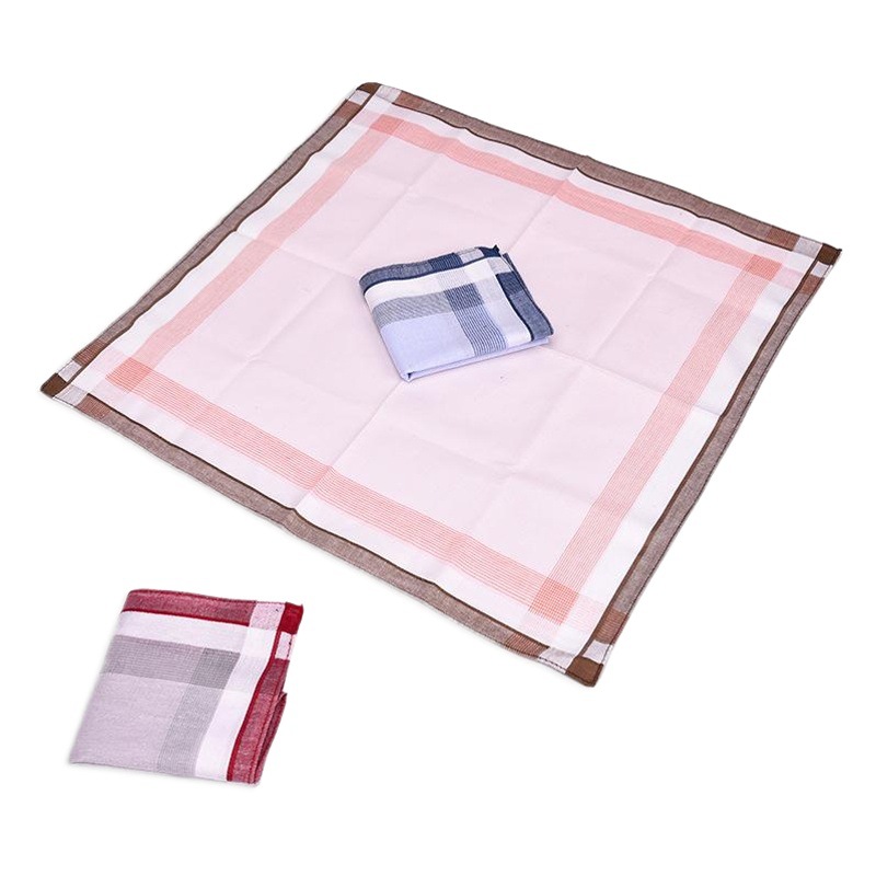 New handkerchief cotton sweat-absorbent towel towel men's handkerchief cotton gift box handkerchief 40cmlogo