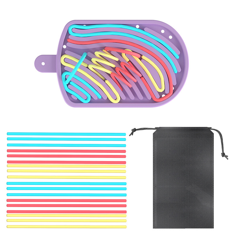 Amazon caliente venta sensorial puzzle forma de helado de silicona de grado alimenticio placa sensorial