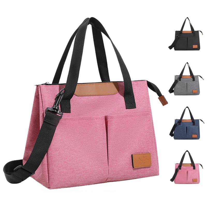 I5094 代发速卖通亚马逊跨境新款饭盒袋女式午餐袋 保温盒 可