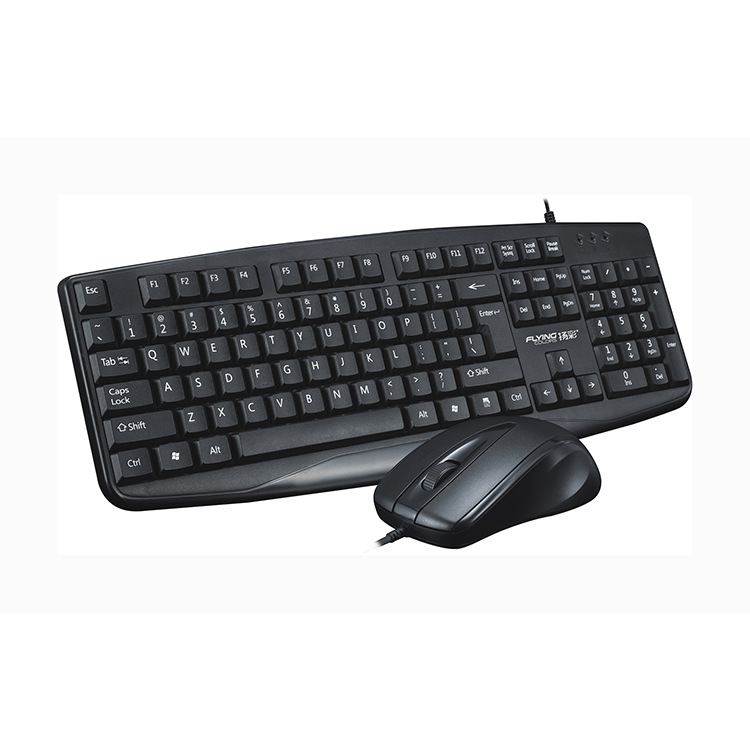 Kit de teclado y ratón USB con cable para oficina