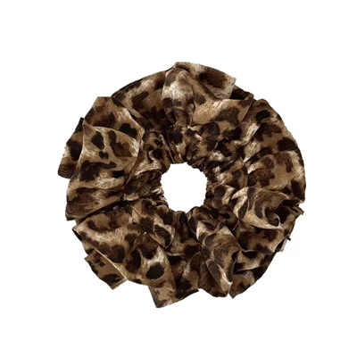 Print Chiffon Handmade Scrunchie! A hair: Saç üçün rezinlər