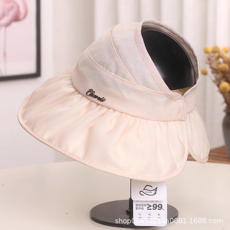 Silk summer thin breathable elegant sun hat