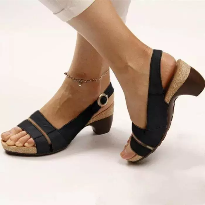 Sandals, summer footwear, beach high shoes, plus size, European style, wholesale