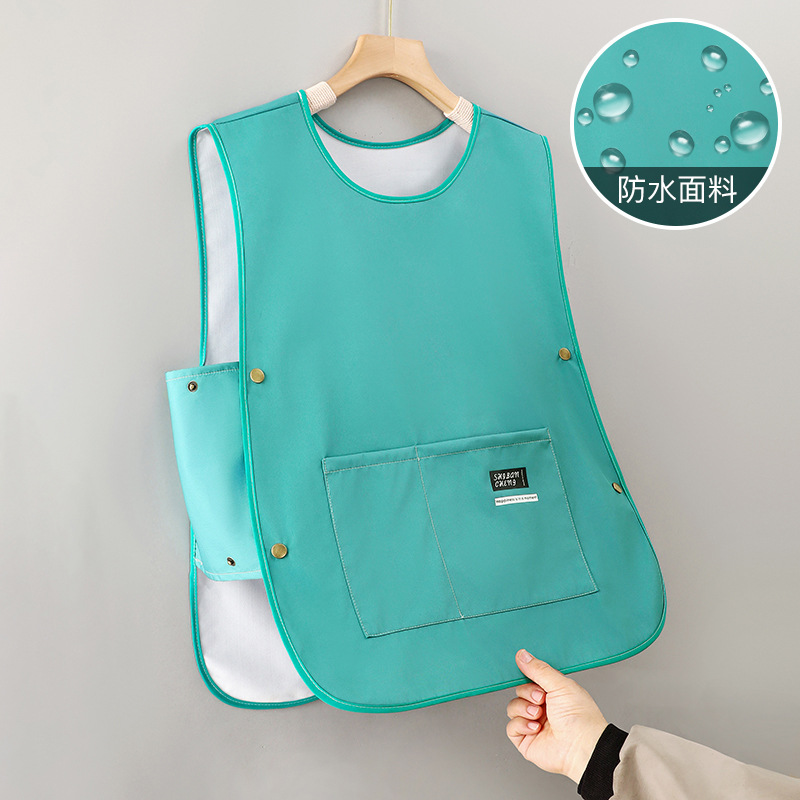 Chaleco delantal hombro red red cocina doméstica 2025 nuevo trabajo impermeable a prueba de aceite impresión de logotipo personalizado femenino