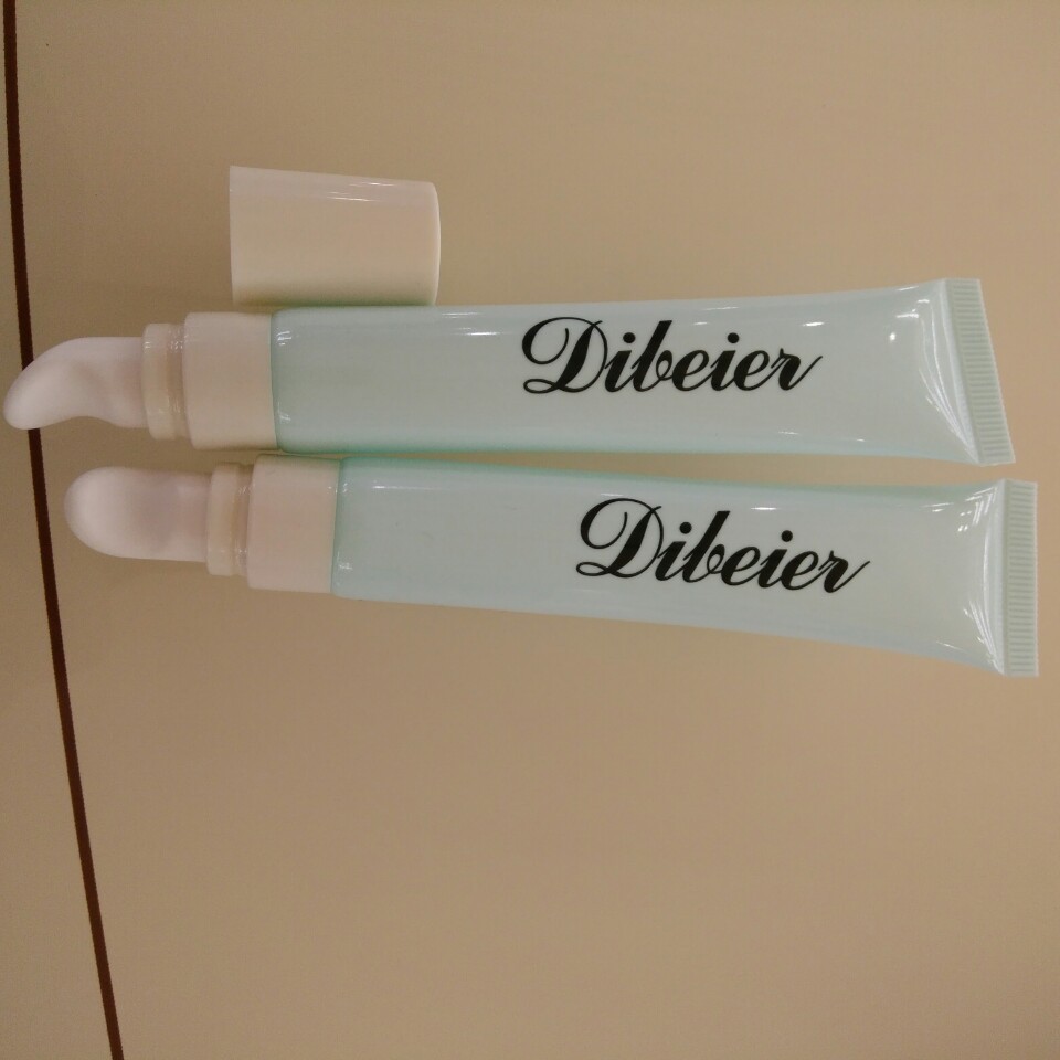 化妆品软管高档眼霜包材20g塑料盖锌合金陶瓷头尖嘴盖金银现货