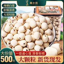 特级品去芯白莲大粒白莲子干货500g磨皮白莲江西特产现磨白莲新货