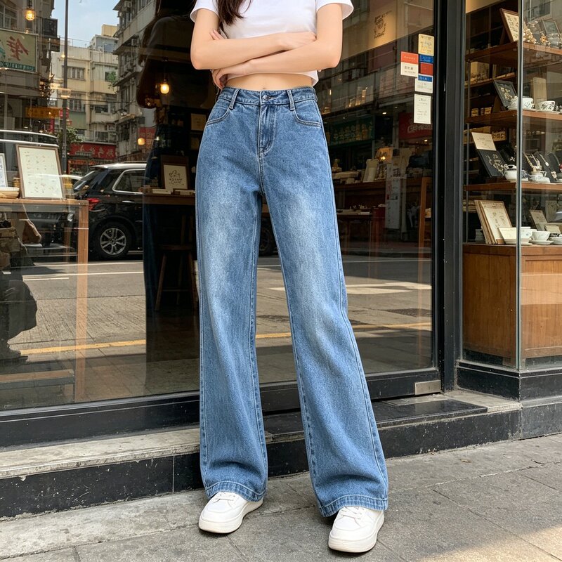 2026 Italian Lyocell Jeans High-Waisted Tummy Control Hip-Lifting Narrow Straight-Leg Pants Trendy Hot-Selling Style This Year That Makes You Look Slimmer 2026 Italian Lyocell Jeans High-Waisted Tummy Control Hip-Lifting Narrow Straight-Leg Pants Trendy Hot-Selling Style This Year That Makes You Look Slimmer
