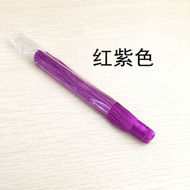 Red and purple small car tassels