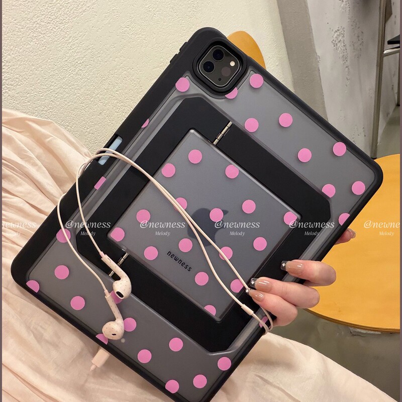 Polka Dot Full Screen Apple iPad Tablet Protective Case Air Simple Mini Stand Pro 11inch Airbag 10th Generation Polka Dot Full Screen Apple iPad Tablet Protective Case Air Simple Mini Stand Pro 11inch Airbag 10th Generation