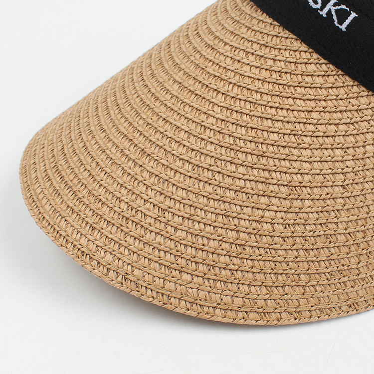 Fashion Empty Top Sunscreen Sunshade Straw Hat Wholesale display picture 4