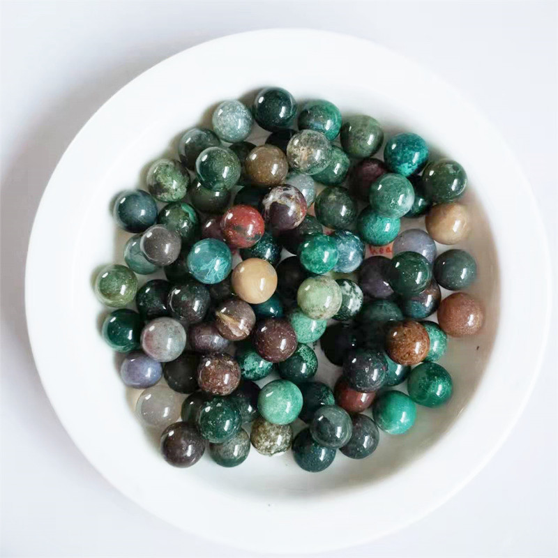 Sin agujeros, medio agujero, 8mm, cuentas redondas de cristal natural, ojos de gato, calcedonia, cuentas sueltas de ágata, accesorios de joyería de bricolaje, materiales al por mayor