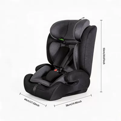 Car Baby Seat Booster with Side Protection, 360-Degree Rotation, Isofix Interface, Child Car Safety Seat (Car child safety seat) - 15-12-years-old-3ci-size-full-level-certification-ece-r12904-eu-e57-safety-standard-black-15-years-old-12-years-old-isofixlatchfoldableadjustable-headrestfive-point-safety-belt