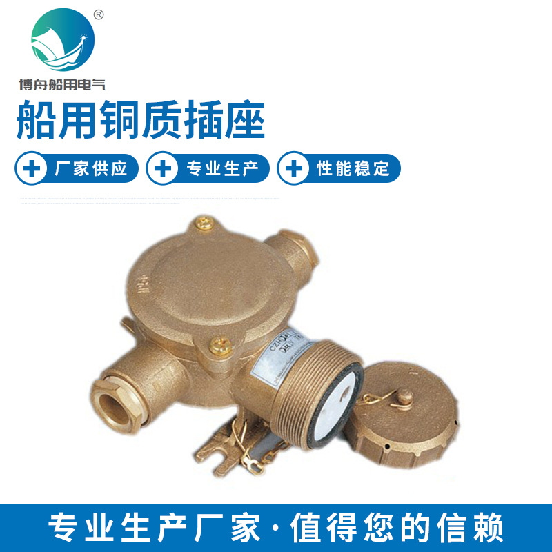CZH201 船用铜质插座 船用防水铜开关及插座 量大从优