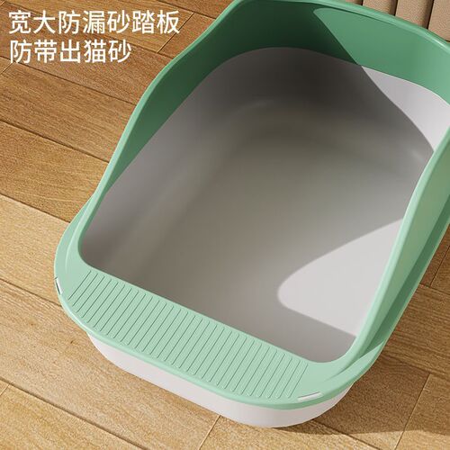 Super Large Full and Semi-Closed Litter Box with Sand-Tight Design, Special Small Size for Kittens, Comprehensive Cat Supplies