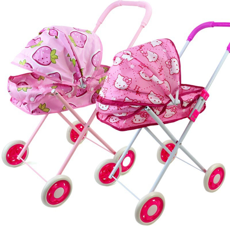 Детская семейная игрушка, детская тележка, кукла, возраст 3–5 лет