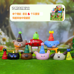 网红热款许愿光羽盲盒桌面摆件装饰送朋友好寓意生日礼物厂家直销
