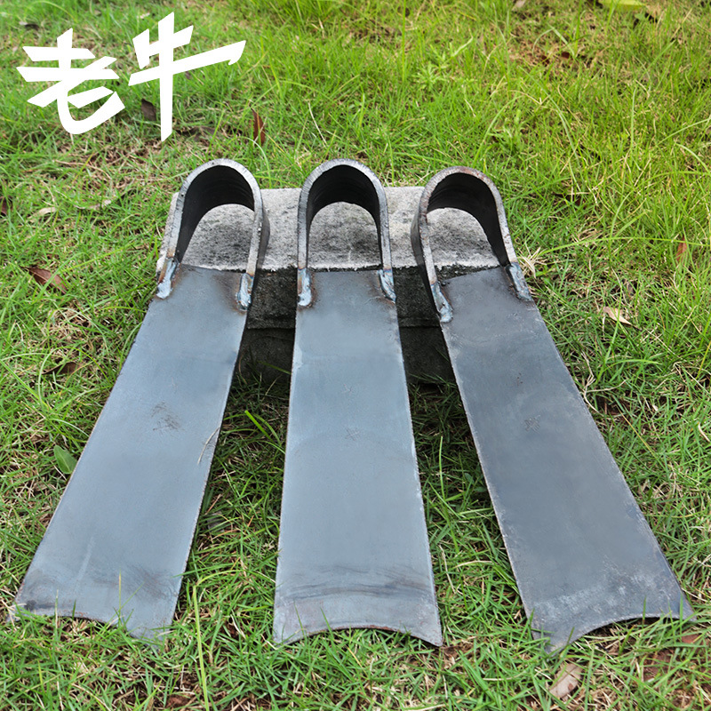 老牛全钢长宽口锄 除草挖地农用园林工具户外长柄锻打厂家锄头