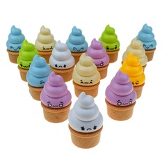 Creative Food Play Toys Running Ice Cream Tricycle Twister Egg Novelty Toys Sweet Cone Car Street Vendor Children's Toys Batch