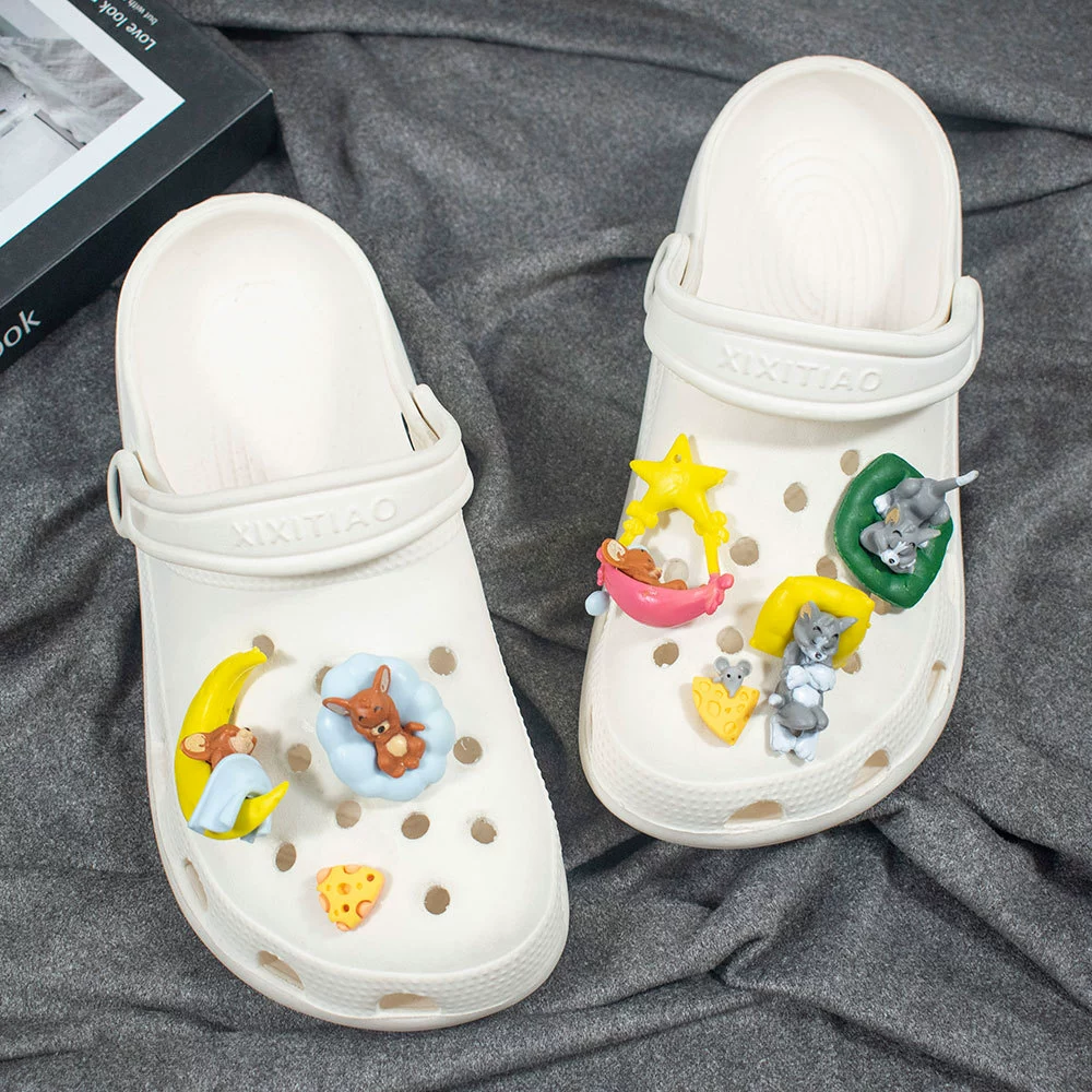 К cartoon аксессуар, сладкая пряжка для обуви, DIY
