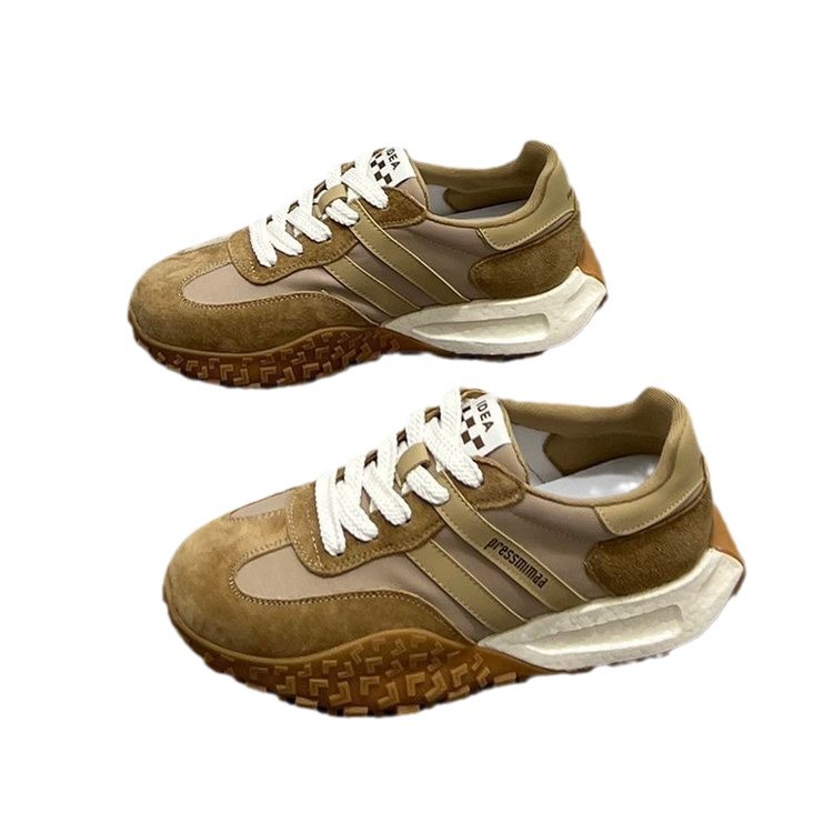 Explosiones de zapatos de pie pequeños para mujeres 2024 otoño nuevo explosión de zapatos de suela gruesa zapatos deportivos ligeros zapatos de entrenamiento de mujer