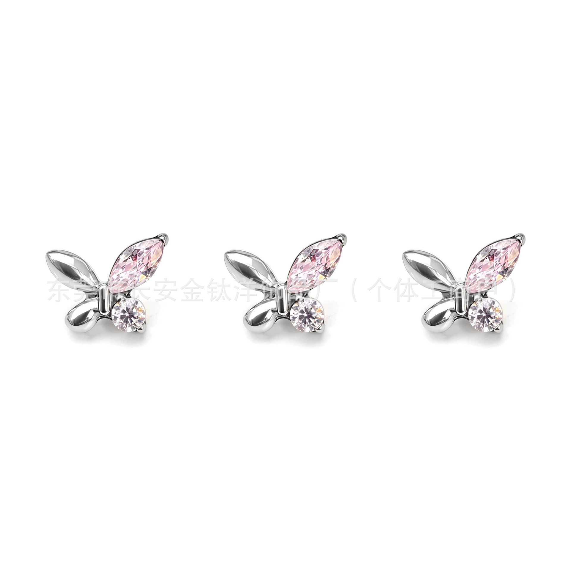 Labret piercing jewelry detail image