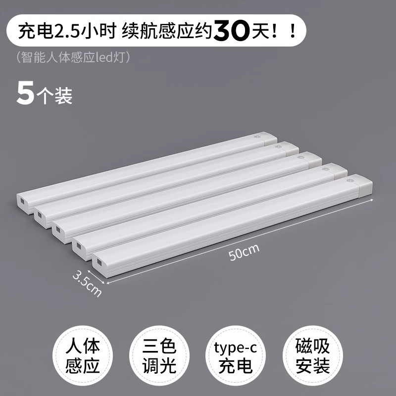 Nuevo gato comedor lámpara de inducción inalámbrica inteligente carga lámpara de sentido de cuerpo pasillo de noche dormitorio cabezal de cama LED luz de noche