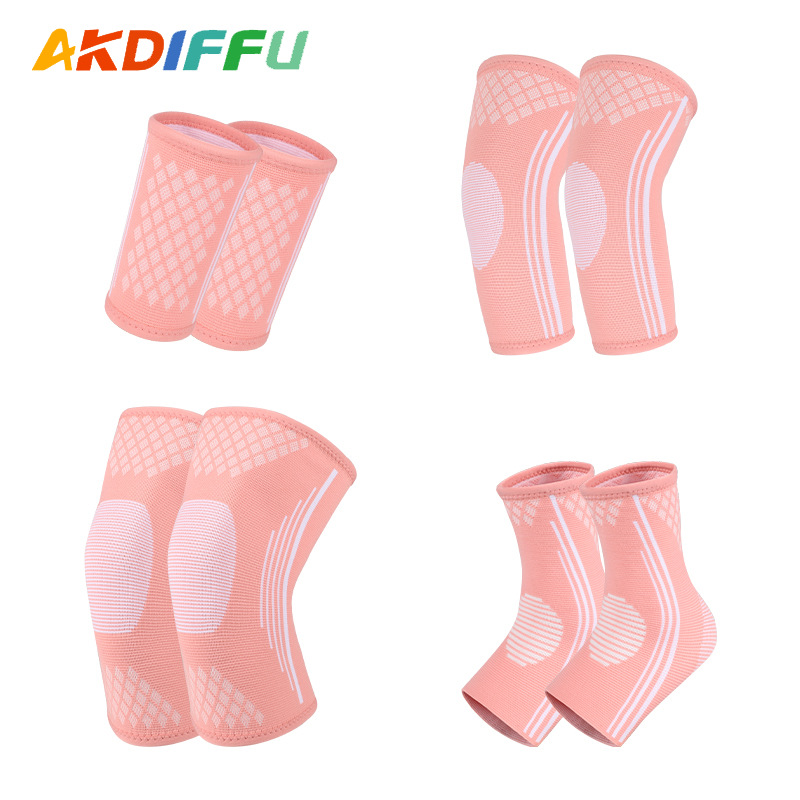 Jefe de protección deportiva rodilla de punto transpirable rodilla de presión de verano rodilla de muñeca de montaña correr rodilla de tobillo de codo