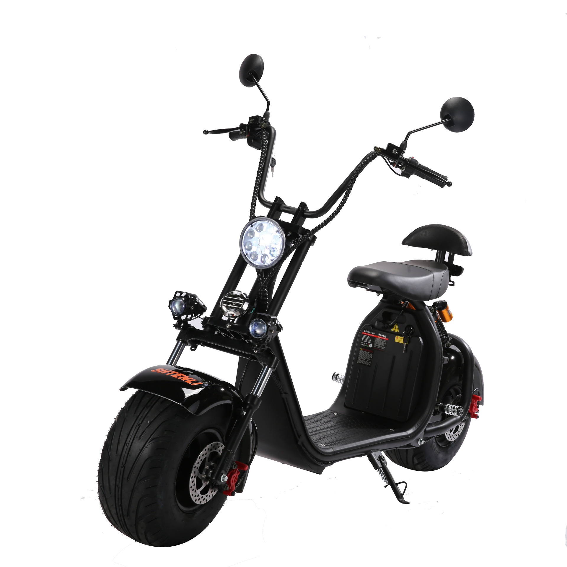 Eec/Coccitycoco/Harley Electric Motorcycle Harley Electric Scooter with Wide Tires and Comfortable Riding Platform