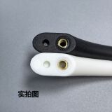 Пластиковая ручка-мост, черная американская простая ручка для шкафа, окна, ящика, двери шкафа, пластиковая мебельная ручка D6017